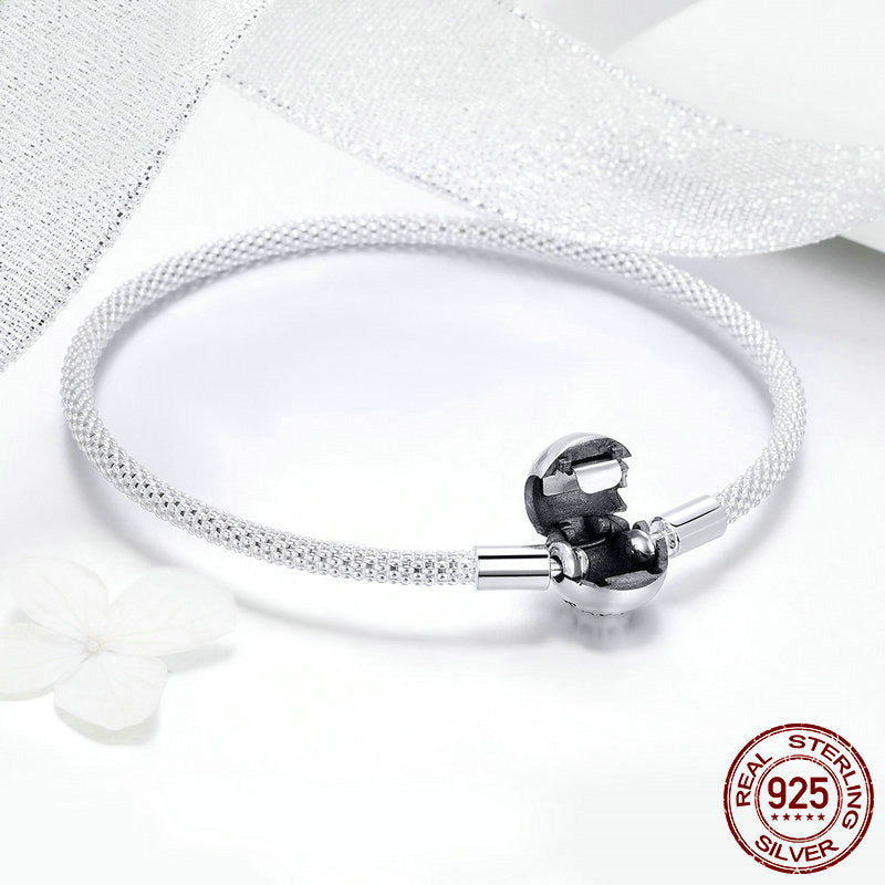 Forever - Woven Mesh Sterling Silver Bracelet