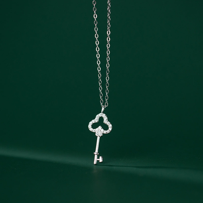Prayer Is Key - Mark 11:24 - Pendant Necklace in Sterling Silver - Anthology Creations