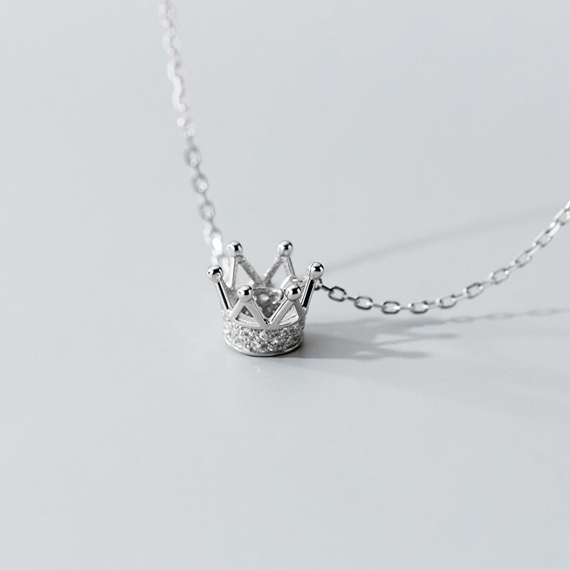 Crown Of Victory Necklace in Sterling Silver - Isaiah 35:10 - Anthology Creations